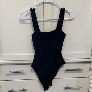 Forever 21 Black Ribbed Top